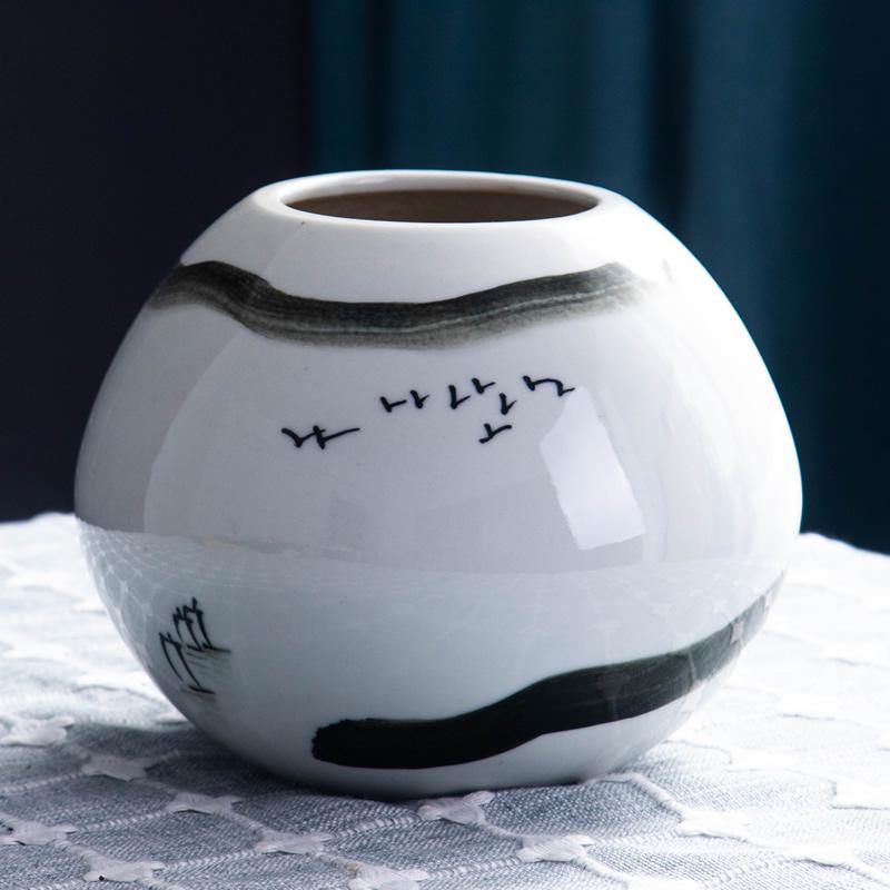 Современная китайская керамическая ваза для сухих цветов – Креативное украшение для дома