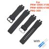 Resin Watch Band For Casio PRW-3000 3100 6000 6100 PRG-300 Waterproof and Sweatproof Watch Strap Sports Bracelet