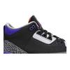 Air Jordan 3 Retro 'Court Purple' (Unisex) Black / Cement Grey / White / Court Purple Vintage Basketball Shoes CT8532 050