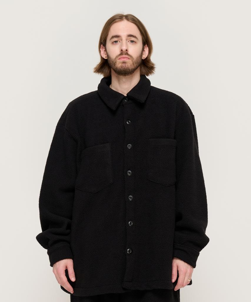 CARGOBROS Teddy Overfleece Shirt (Black)