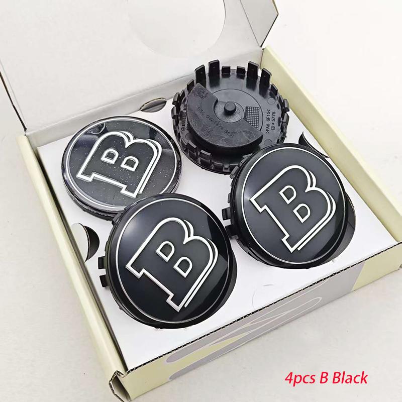 4Pcs 75mm Car Floating Wheel Center Hubcaps For Mercedes Benz W204 205 A B C E S CLA CLK ML GLK GLA GLB GLC CLA AMG Accessories