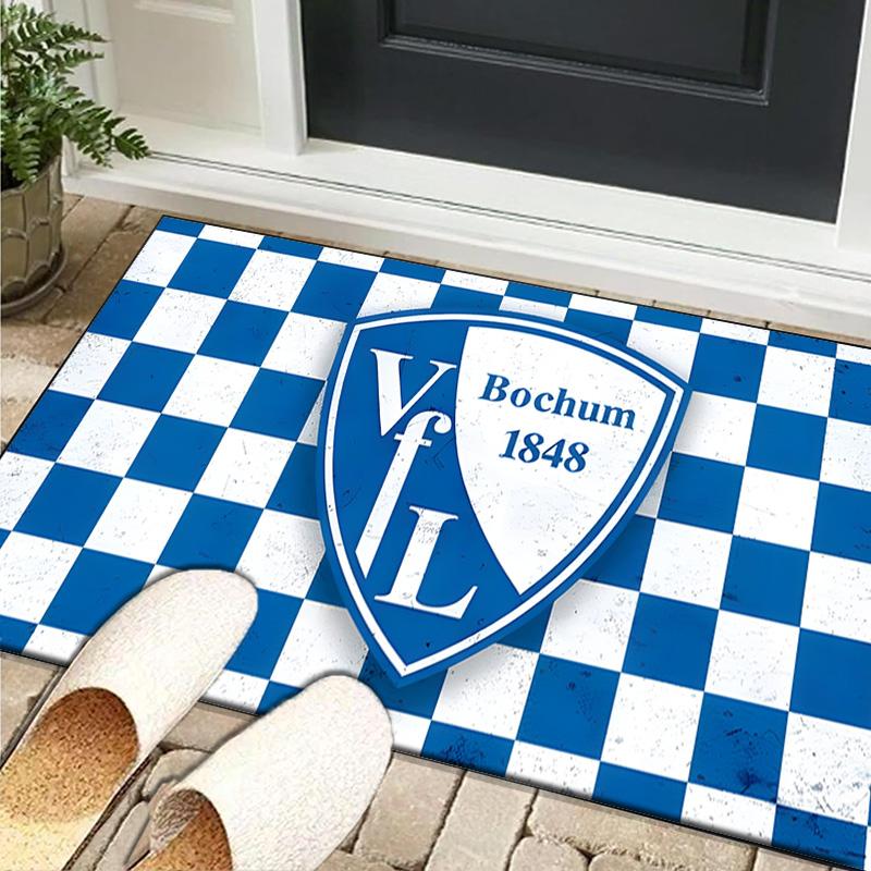 1PC rug Bochum Crest Carpet, Chair Rug,Area Rug for Office Bedroom living rooms bedroom, Doormat decor Christmas fan gifts