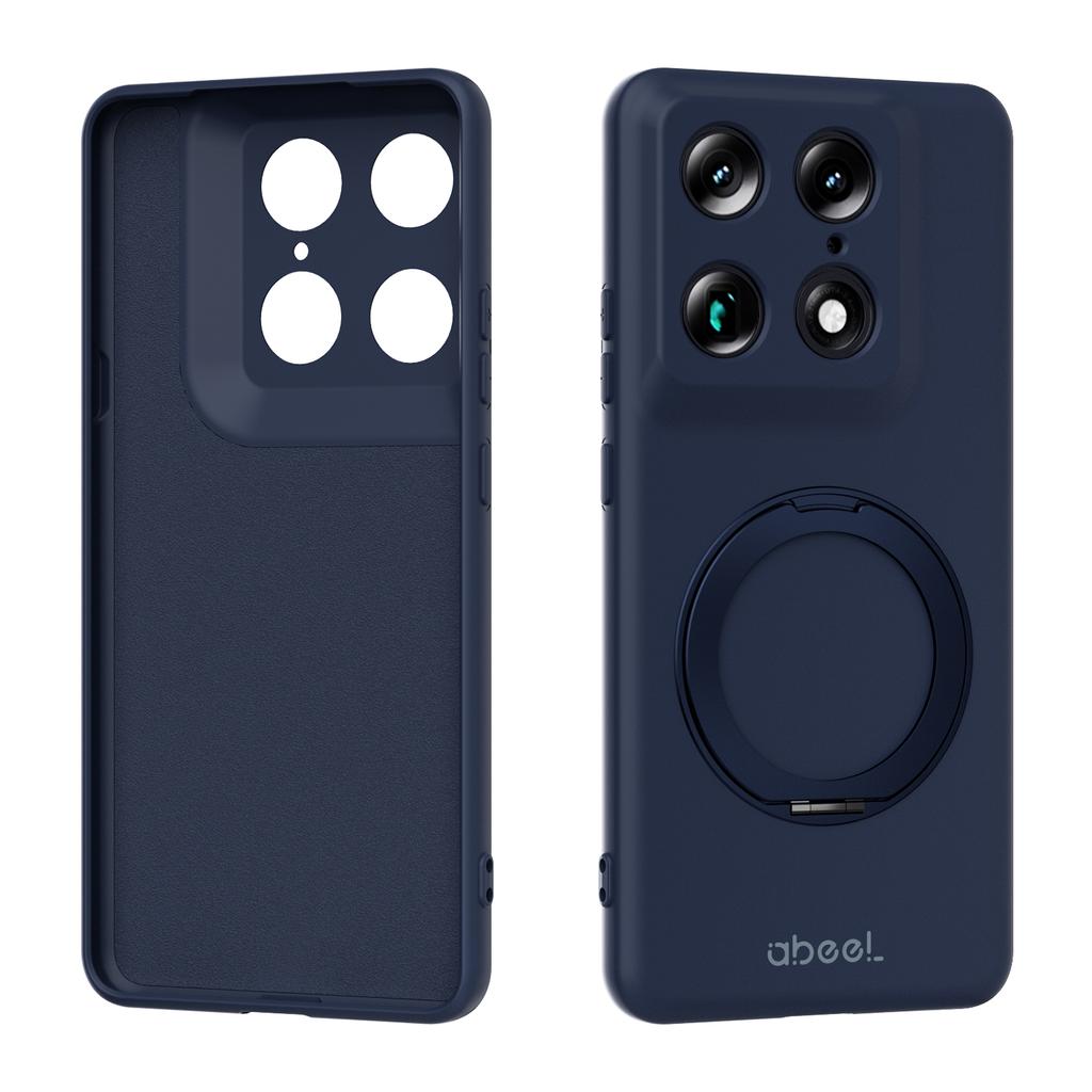 Чехол для Motorola Moto Signature 5G X70 Air Pro, приятный на ощупь, жидкий силикон, с кольцом-держателем MagSafe, мягкая крышка для мобильного телефона