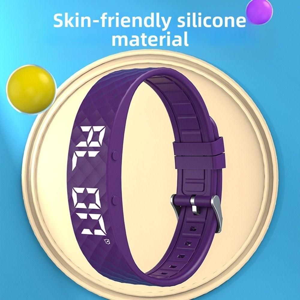 Водонепроницаемый фитнес-трекер 8 комплектов настроек будильника Фитнес-браслеты Будильник Часы для студентов