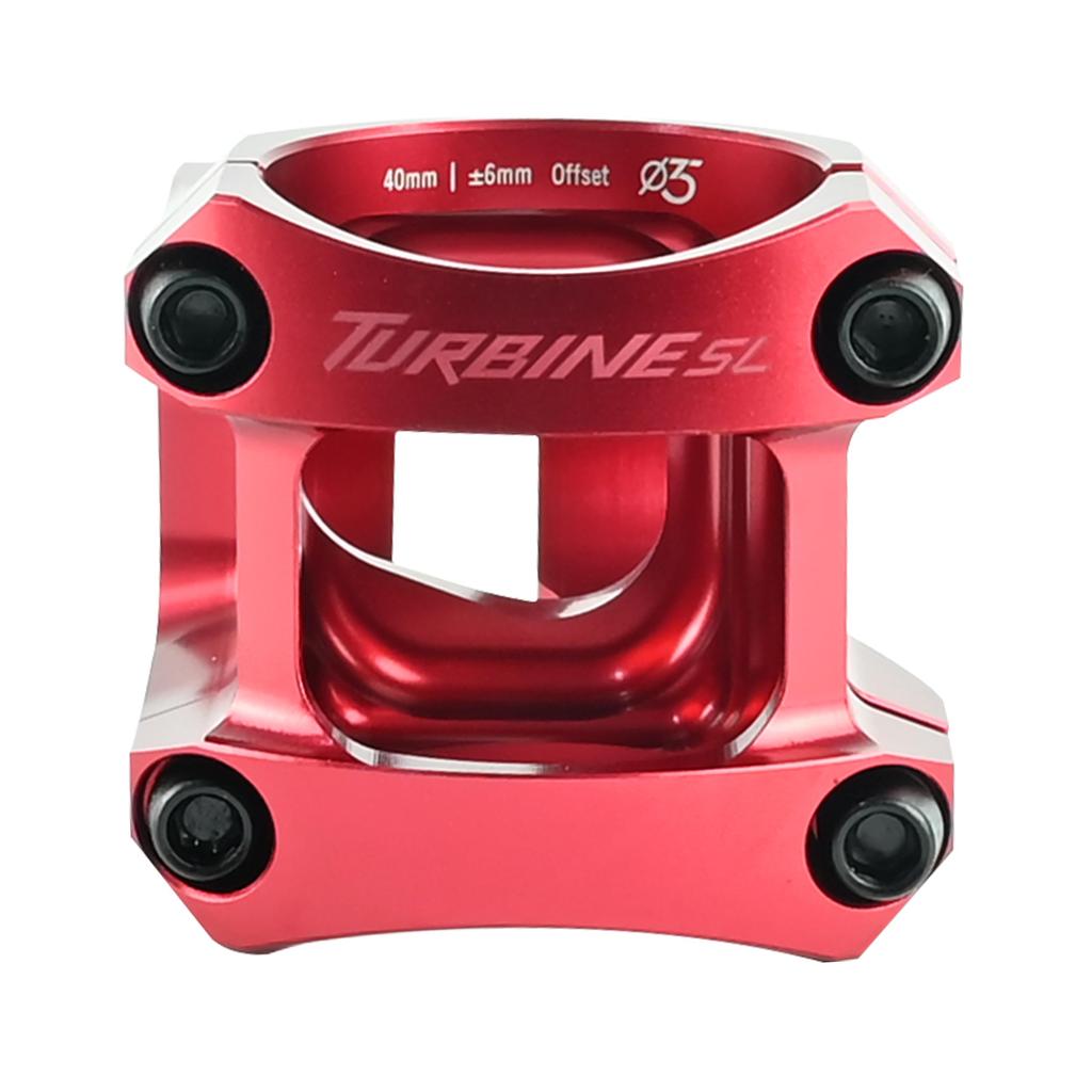 ZEOSS RaceFace Turbine SL 35 MTB Stem 35x40mm 6mm Rise Red Sticker +/- RF3188-ZEO