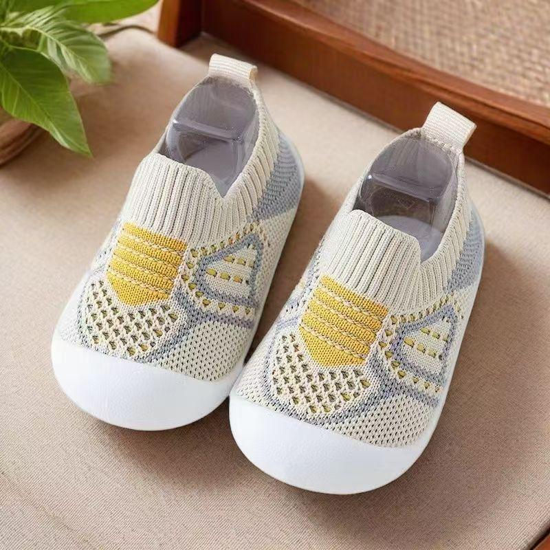 Дышащие детские туфли унисекс с мягкой подошвой для малышей 1-3 лет