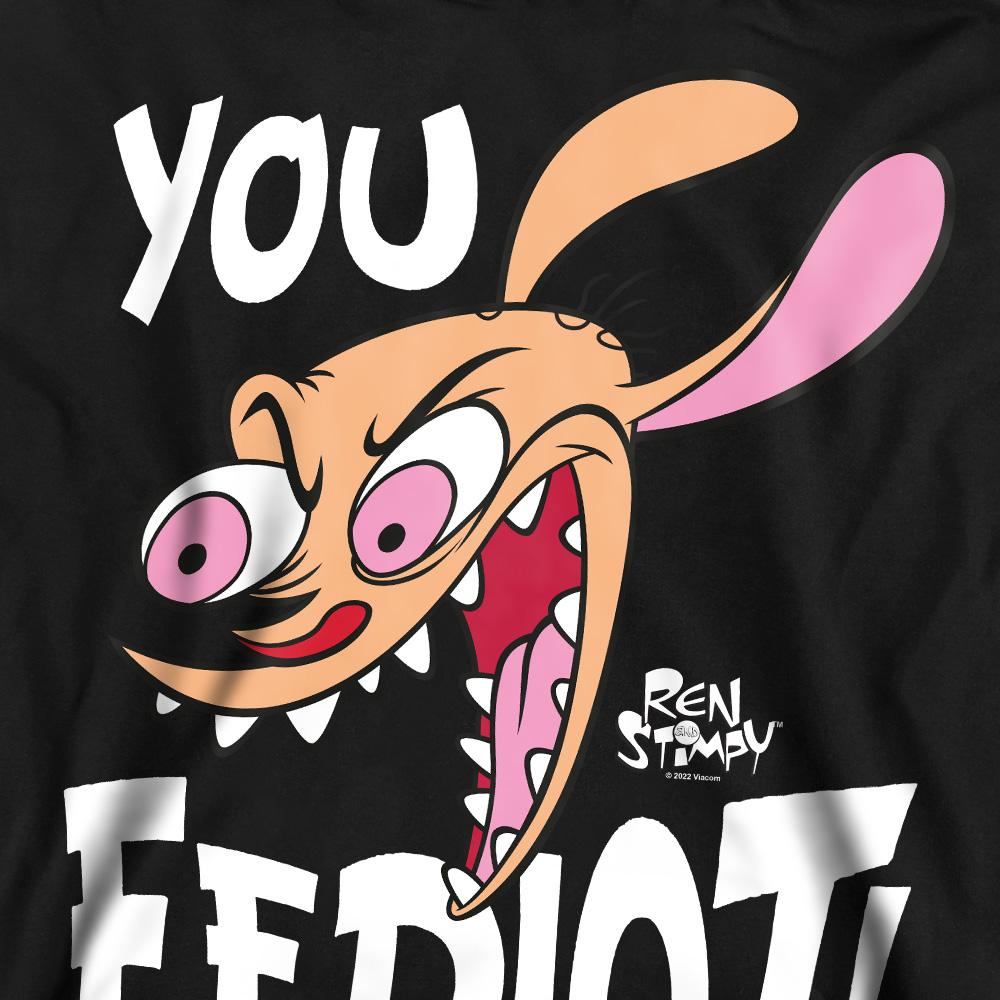 Ren & Stimpy Unisex Adult You Eediot! Sweatshirt