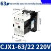 Трехфазный контактор переменного тока Delixi CJX1, 45А-205А, 220В/380В
