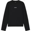 Jil Sander Логотип Свитшот с длинным рукавом Черный Мужские Топы J47GC0022-J20033-001