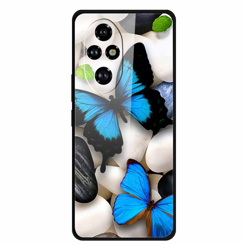 Tempered Glass Case For Honor 200 Pro Case Hard Phone Back Cover Soft Bumper For Honor 200 Pro Case Honor200 Pro 200Pro Bag Capa