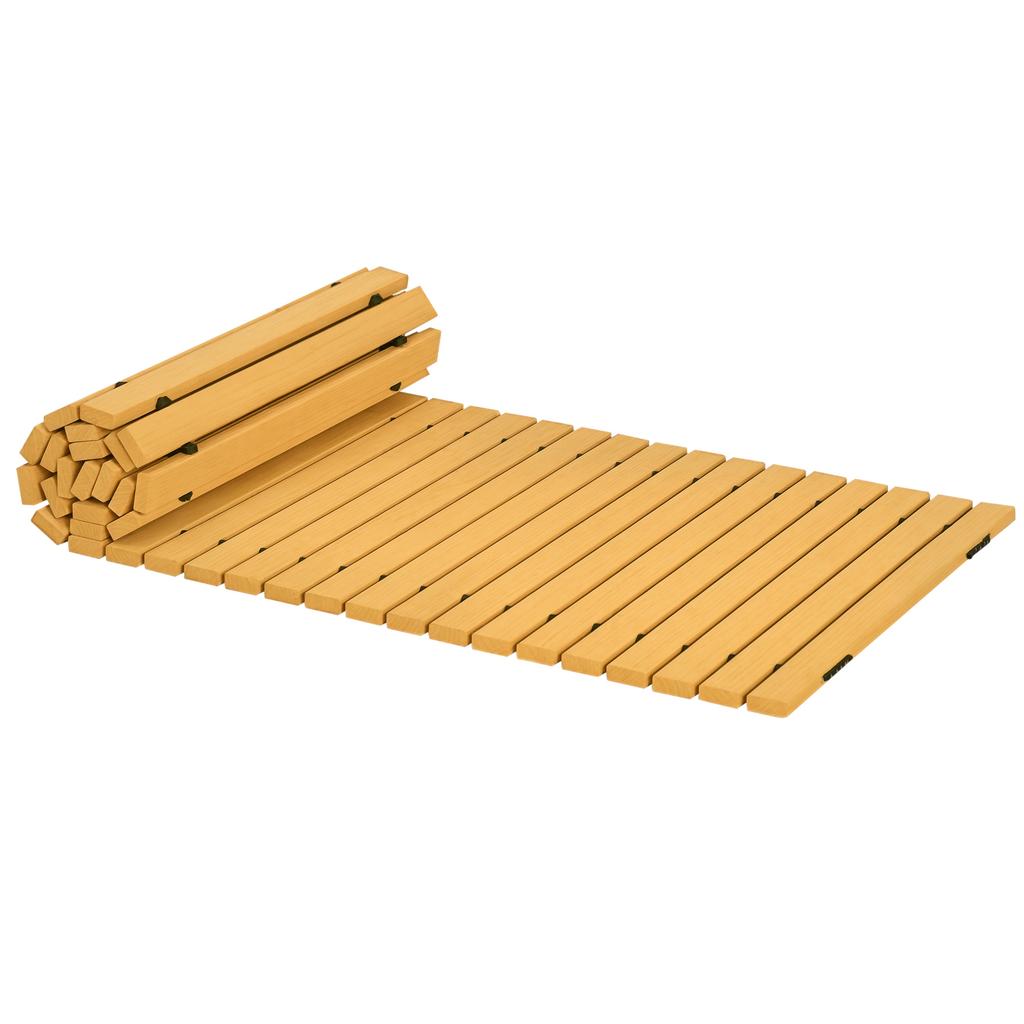 Rollable Wooden Garden Pathway Weather-Resistant Walk Way for Wedding Party Pathways 185 x 60 cm
