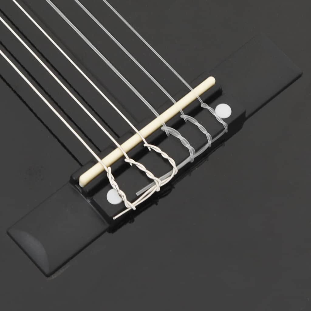 Classical Guitar for Beginners and Children Black 1 2 Size 34