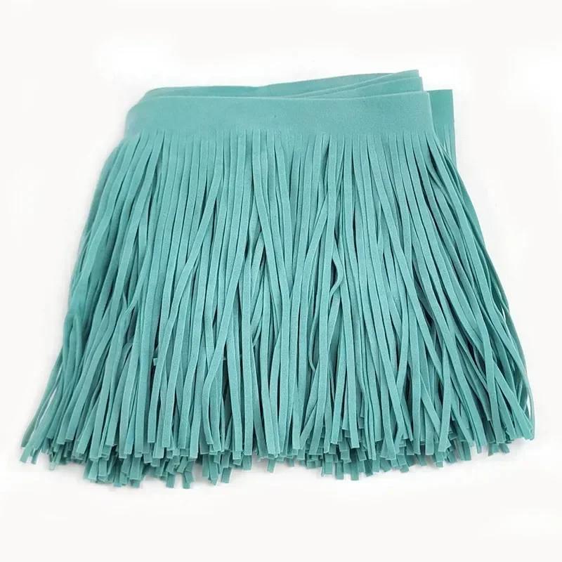 2 Метра Бахрома Лента 10-30см Кожа Замша Кисточка Кружево для Украшения Платьев Сумки Багажа Отделка Швейные Принадлежности