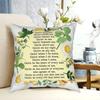 St. Patrick's Day Breastplate Prayer Throw Pillow Cover Decorative Pillow Irish Saint Paddys Shamrock Leprechaun Pillowcase