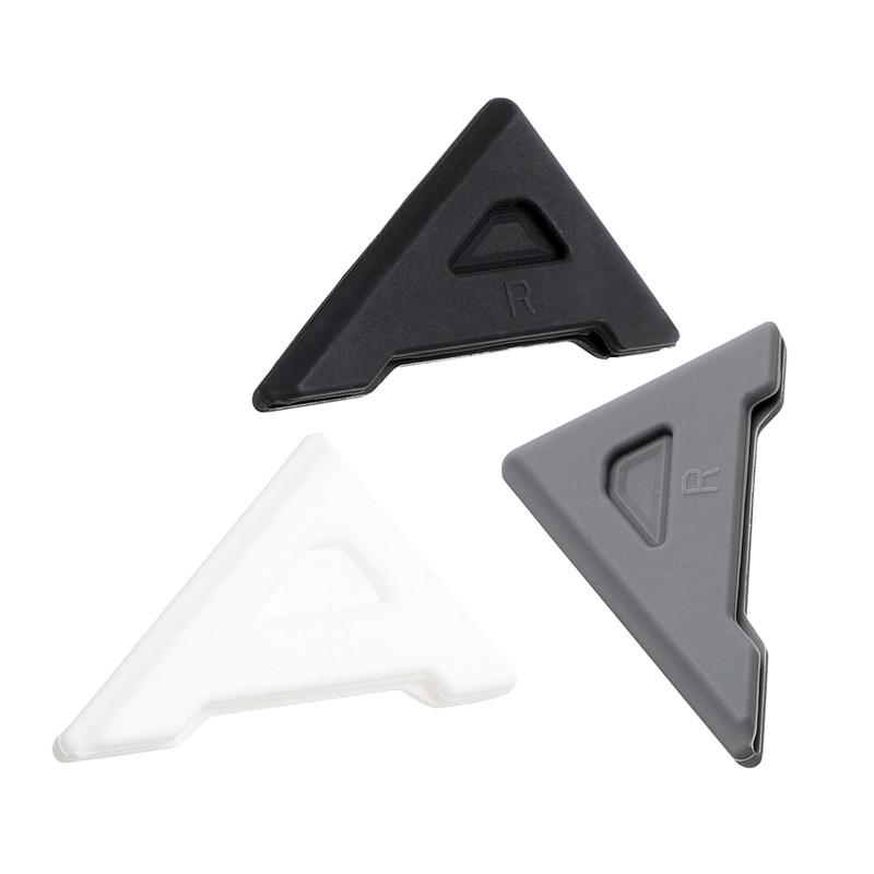 2 шт., защитный силиконовый чехол для передней двери автомобиля, угол 90 градусов, автобампер, защита от царапин, защита от столкновений