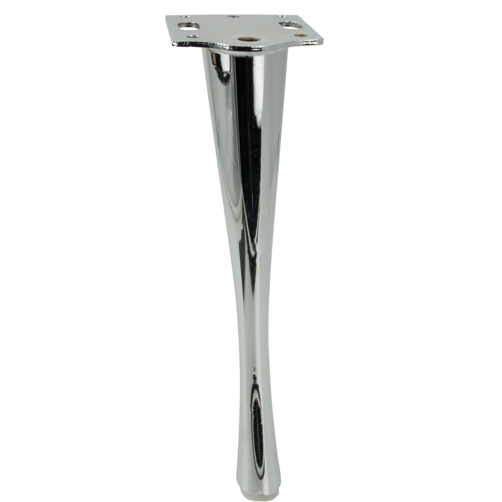 Furniture leg in the style of Silver chrome pin 23 cm
