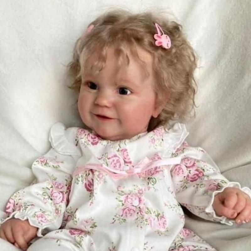 Милая пухлая 60 см Мэдди Реборн, кукла для малышей, 50 см, полностью виниловое/тканевое тело, дополнительная кукла возрождения, уже законченная 3D-красочная кожа, детские куклы для детей