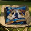 Catoon Starry Sky Dog Cushion Cover Soft Reversible Durable Pillow Cover MultiScene Use for Home Car Daily Comfort