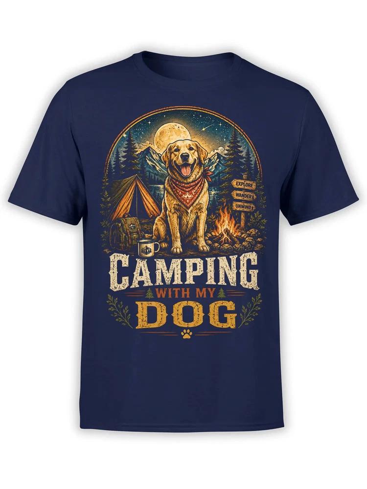 Campfire Buddy Dog Tshirt Unisex