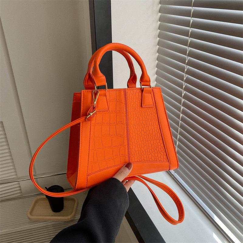 2023 Осень/Зима Женская Мода Однотонная Сумка - Трендовая Сумка на Одно Плечо и Кроссбоди