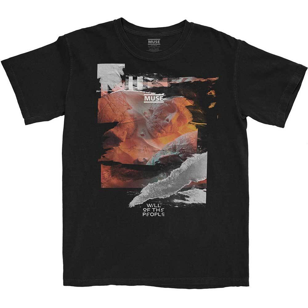 Muse Will Of The People Album Cover Black Unisex T-Shirt