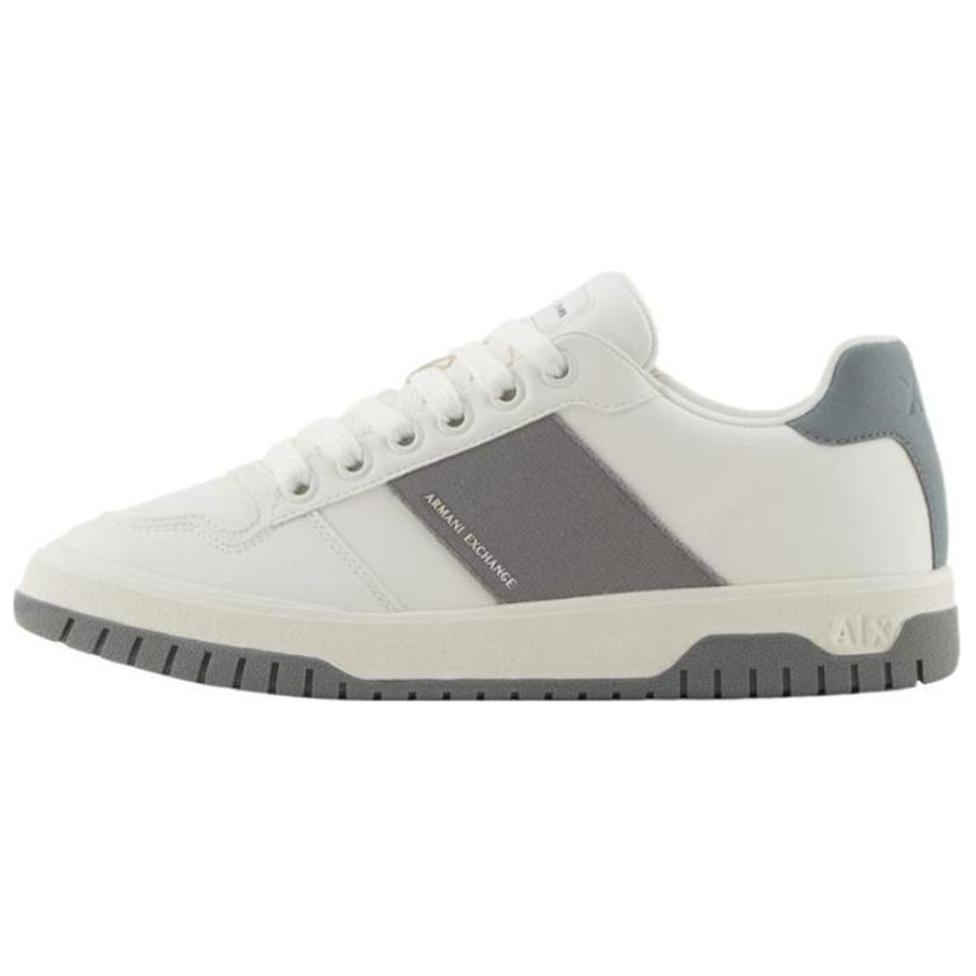 Armani Exchange Кеды на низкой платформе с круглым носком, 3 см, мужские, серые XUX257XV934U649