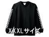 [SPEED ADDICT] XXXL Клетчатая футболка с длинным рукавом (Футболка 3XL в клетку с длинным рукавом) черный