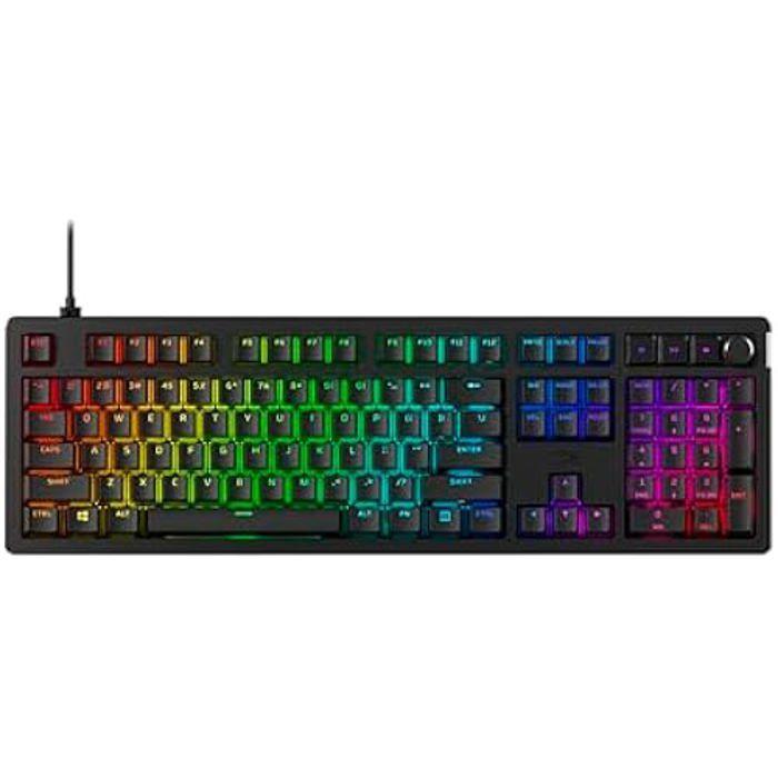Clavier Gaming Mécanique - HyperX - Alloy Rise - Hot Swap - Éclairage Intelligent - Commandes Multimédias