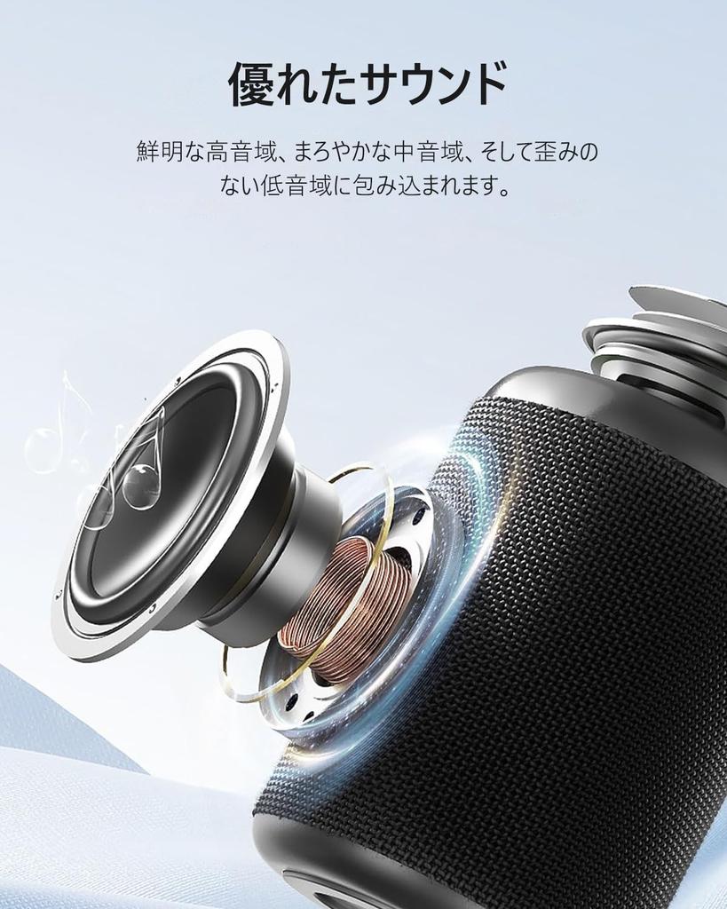 Bluetooth-динамик cooboom Bluetooth-динамик IPX7 водонепроницаемый портативный динамик со светодиодной подсветкой стерео беспроводной вызов для автомобиля Bluetooth5.3 2-Pairing