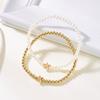2Pcs Simple Exquisite Imitation Pearl Beaded Bracelet For Women Men Personalized Bracelet Jewelry Accessories Gifts