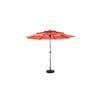 Parasol Extérieur Rectangulaire Double Face De 4,5 M Avec Manivelle (orange) (sans Pied)
