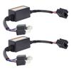 2pcs H4 LED CANbus Decoder DC 9 To 16V Plug and Play Anti Flickering LED Headlight Resistor Decoder