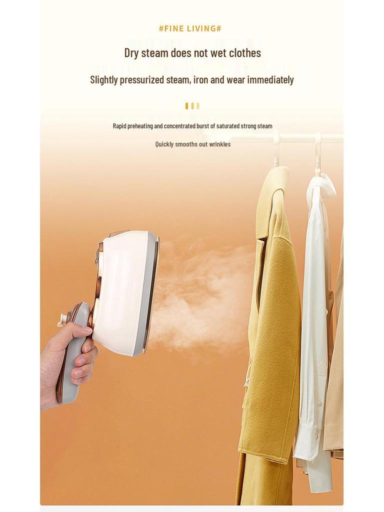 Портативный паровой утюг двойного назначения: Компактный ручной утюг для домашнего использования