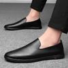 Fashion Hot Sale Loafers Men Genuine Leather Men's Casual Shoes Male Comfortable Driving Shoe Lightweight Summer Sneakers 2024 Men Shoe