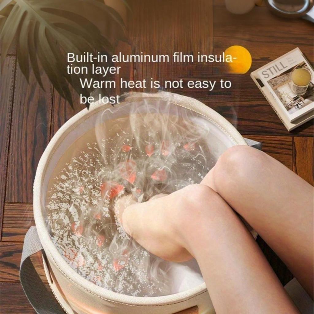 Portable Foldable Foot Soak Bucket: Insulated and High-Deep Design for Outdoor and Indoor Use