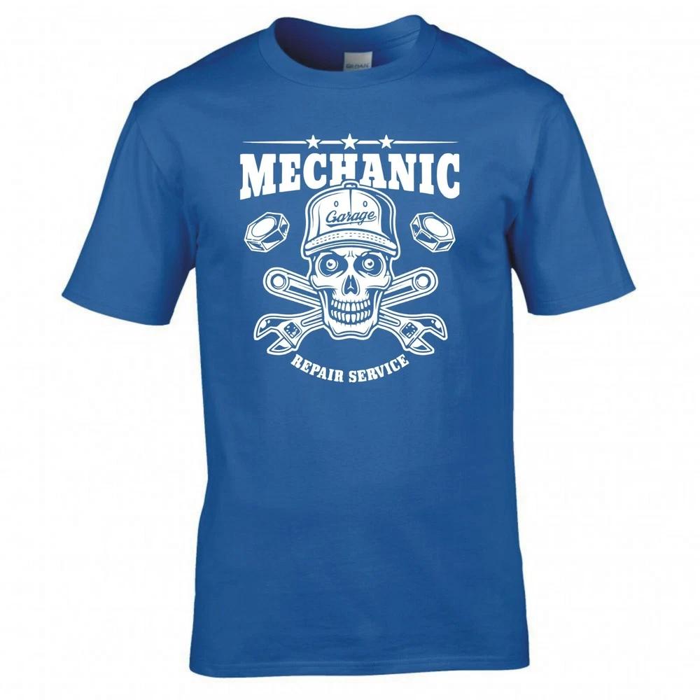 Mechanic Repair Service Skull Wrenches Tshirt