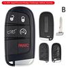 Для Dodge Challenger Charger Durango для Chrysler 300 Jeep SRT 2009-2024 чехол для автомобильного ключа с автокнопками Q5C6