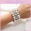 Drop Luxurious Water Crystal Glass Fashion Bracelet For Stylish Women Winter