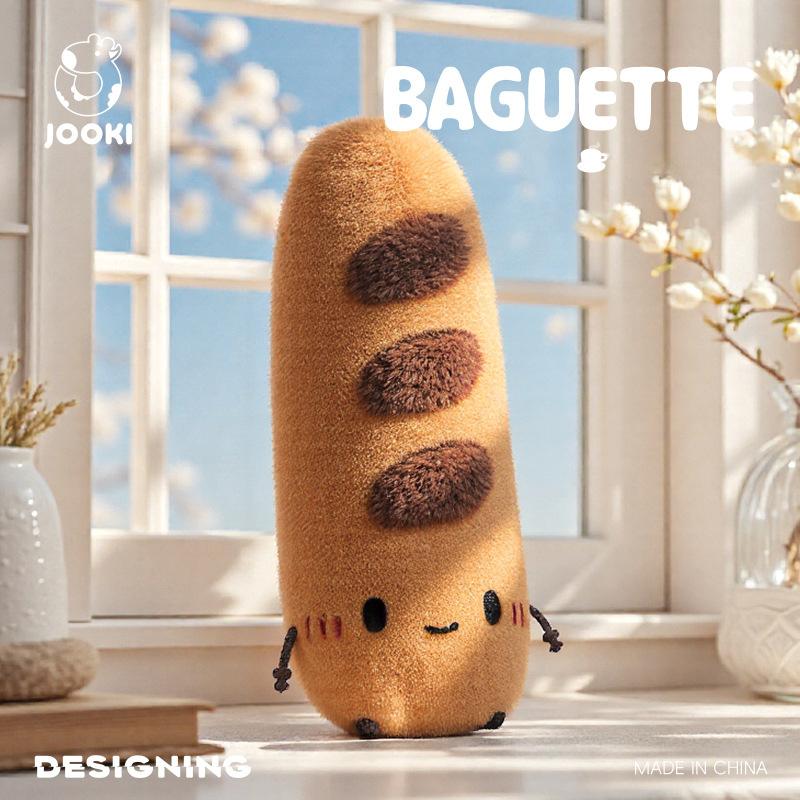 Милые Плюшевые Игрушки Хлеб Круассаны Тосты Пушистые Мягкие Куклы Реалистичные Декоративные Украшения Хорошая Компания Подарки На День Рождения Для Детей