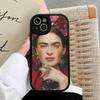 -Fashion F-Frida K-KahlosS Phone Case Hard Leather For iPhone 16 15 14 13 12 Mini 11 14 Pro Max Xs X Xr 7 8 Plus Fundas