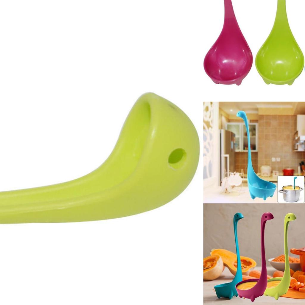 Половник для супа «Динозавр» премиального качества, ложка «Несси», универсальный кухонный аксессуар