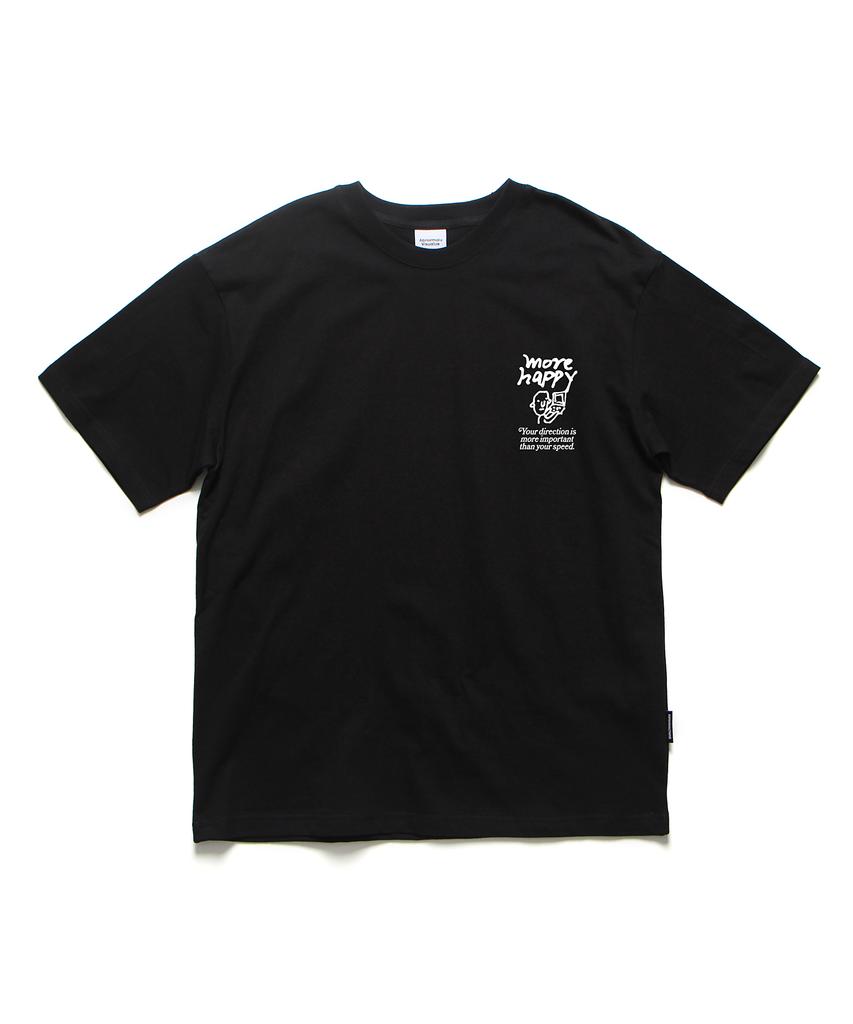 ABNORMALTHING Happy Oversized T-Shirt White