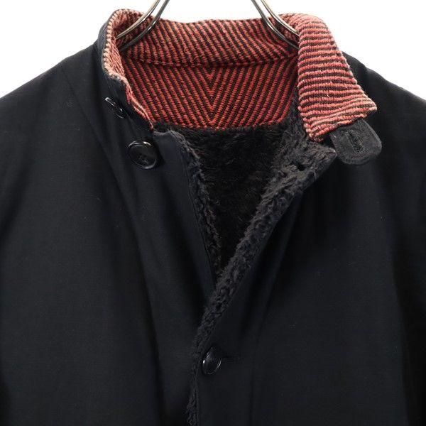 NOUDO сделано в Японии Пальто-воротник из нержавеющей стали черное Полубортная спинка Мужское Б/У