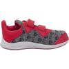 Adidas Fortarun Slip Resistant Abrasion Resistant Low top Toddler Shoes Gray Red Infant And Toddler BA9911