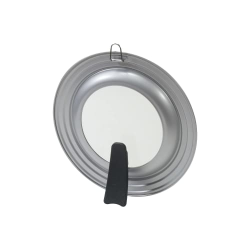 Pearl Metal Pot/Frying Pan Cover, 20-24cm, Stand-Type, with Glass Window and Silicone Coating, Chiiino HB-6567