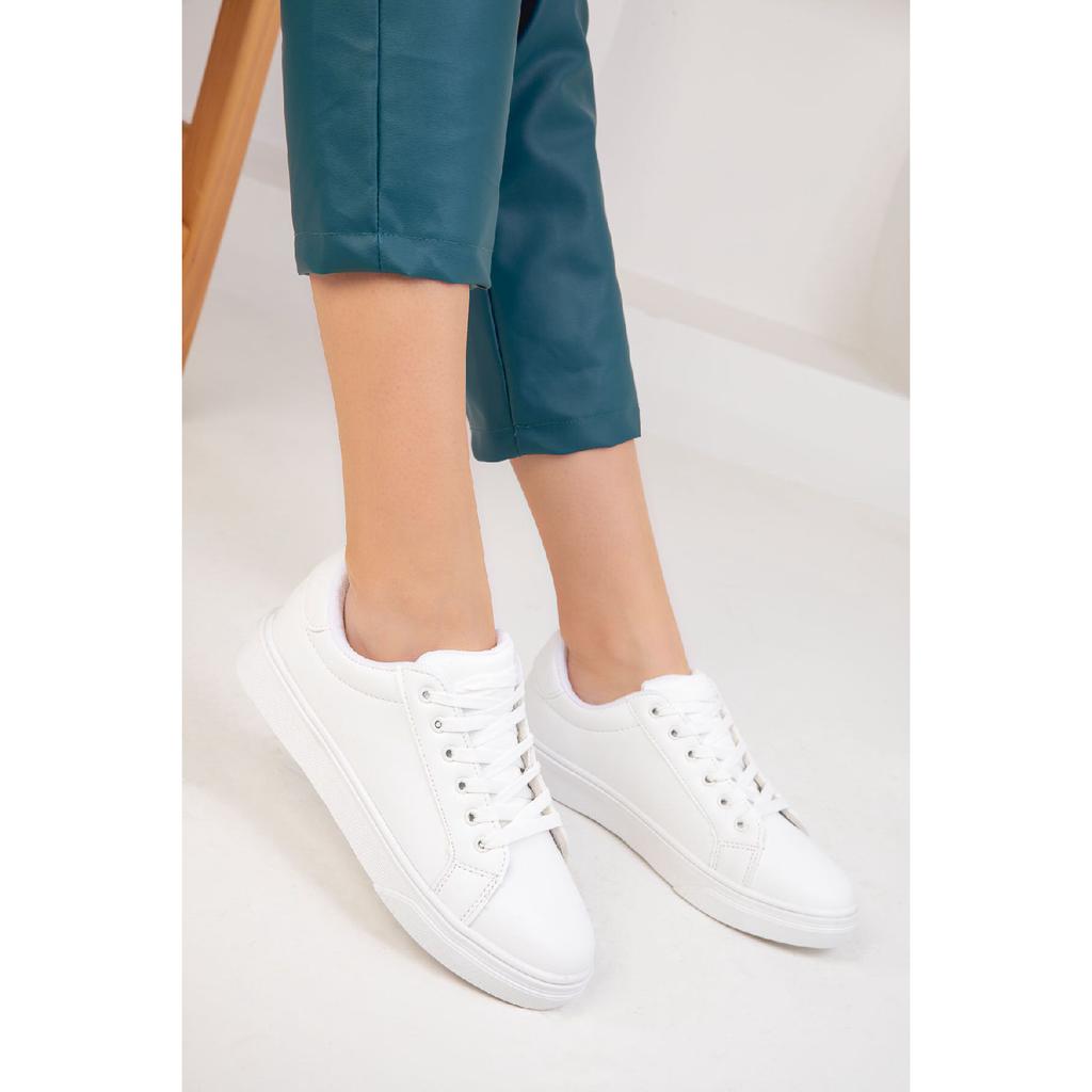 White Women's Sneakers 14395