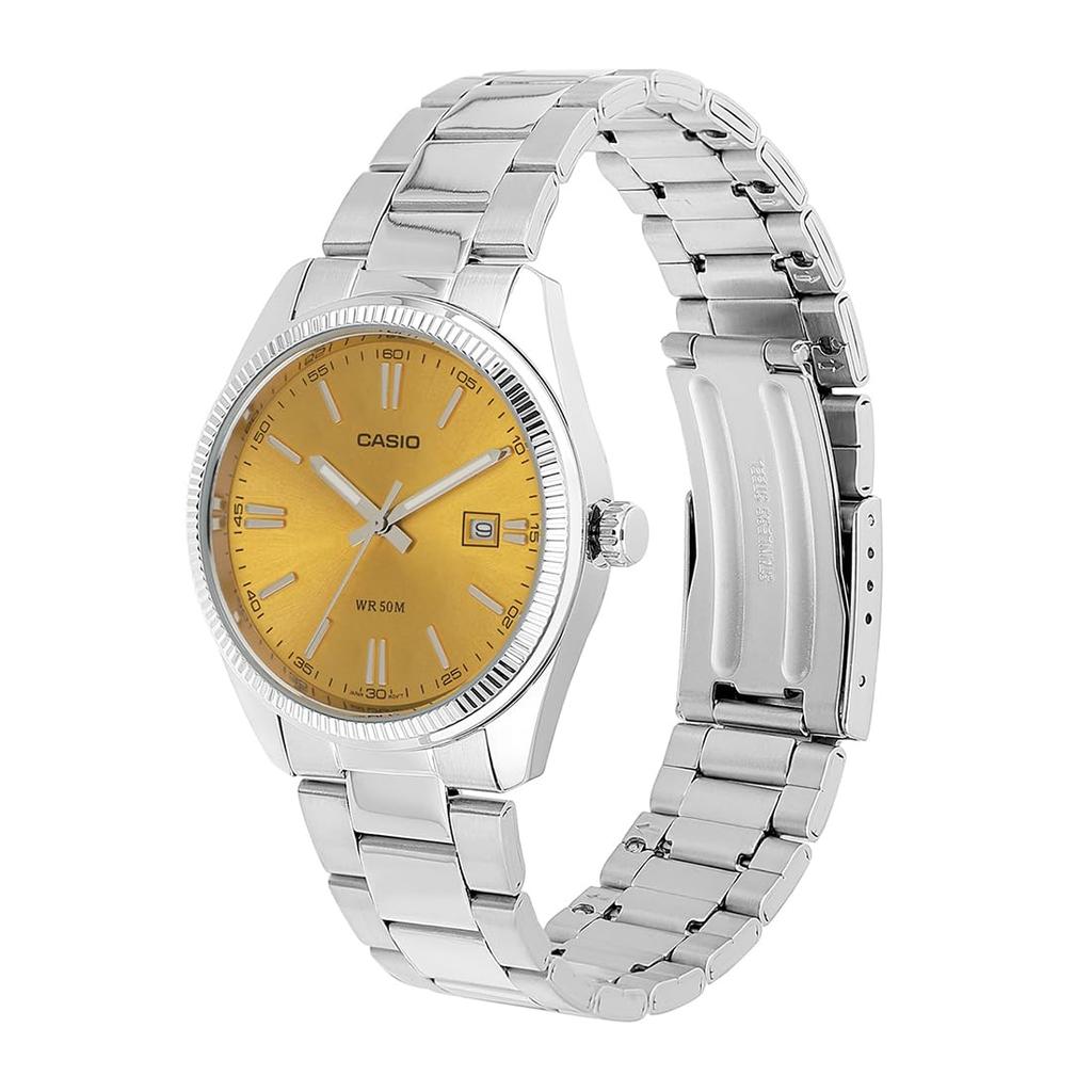 Casio Коллекция MTP-1302PD-9AVEF Часы, желтые, MTP-1302PD-9AVEF-AMZUK