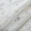 Wdlife Lace Fabric Embroidered Gauze 100 Percent Cotton Jacquard Floral 2 M Cut (White)