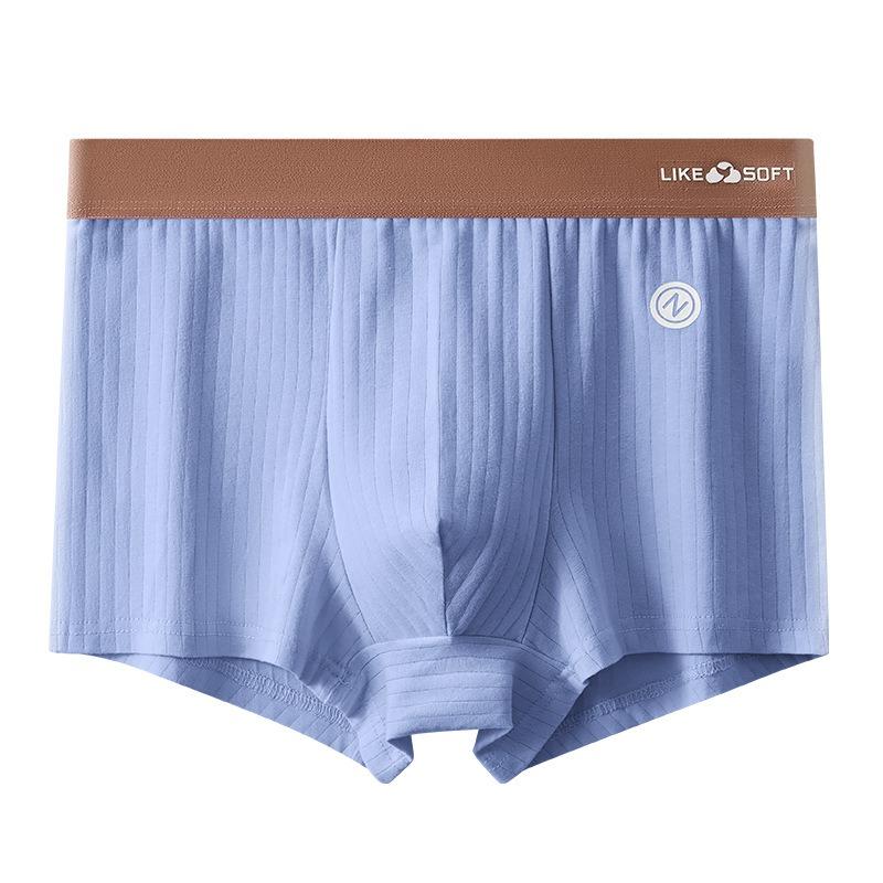 Мужское нижнее белье из хлопка, удобные трусы-боксеры, мужское нижнее белье для подростков, дышащие антибактериальные трусы-боксеры