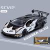 1:32 Lambos Essenza SCV12 Alloy Sports Car Model Diecast Sound Super Racing Lifting Tail Hot Car Wheel for Children Gifts